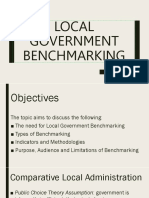 Local Government Benchmarking