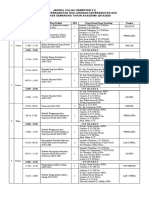 Jadwal SMT Genap 2020-1