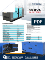 Brosur Foton 30 Kva