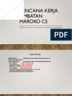 Rencana Kerja Jembatan Maroko Cs