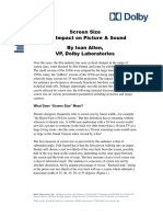 Screen Size The Impact On Picture and Sound Ioan Allen PDF