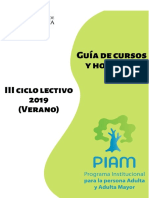 Guía PIAM III Ciclo 2019 PDF