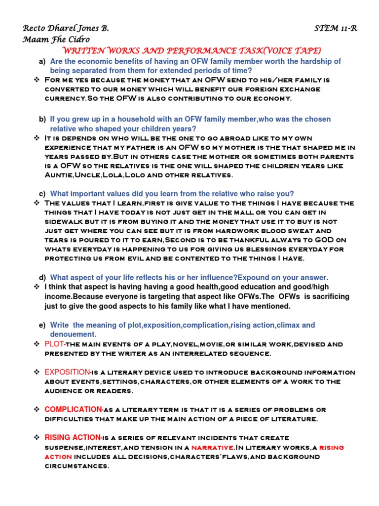 Voicetape Story Plot (Narrative)