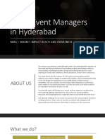 MIRA-Event Managers in Hyderabad