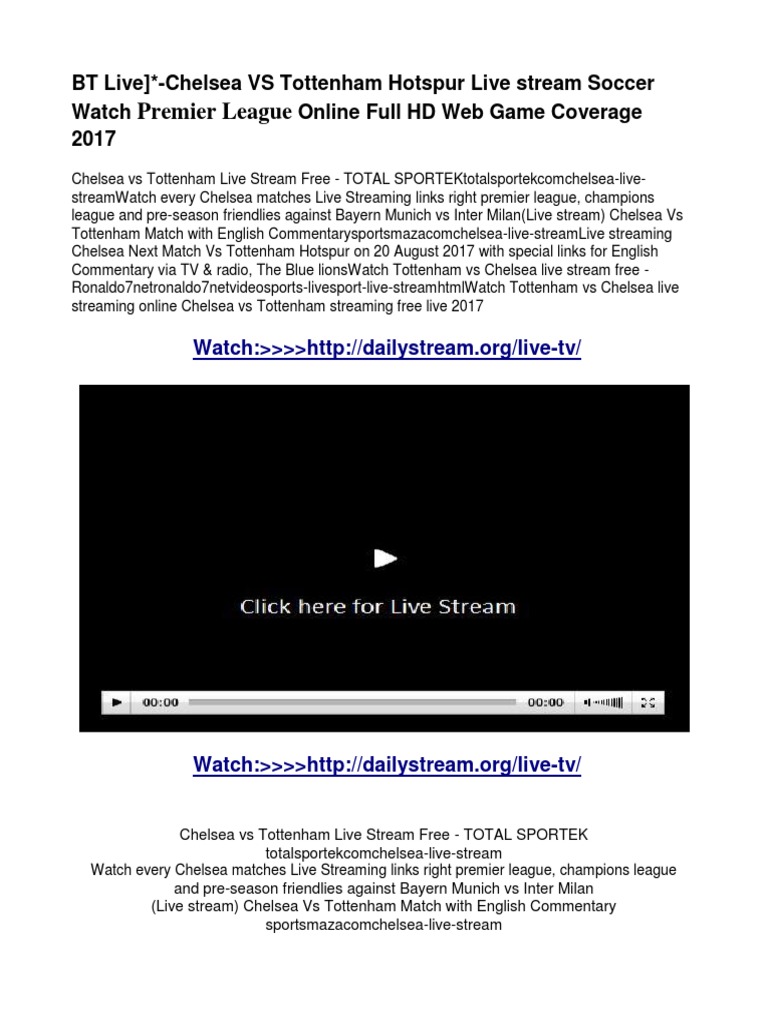 bt live stream