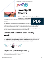 Love Spell Chants You Should Be Doing Daily (Wicca + LoA)