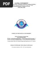 Sastra University B.Tech Mechanical Engineering Syllabus 1st year