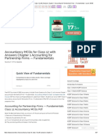 Accountancy MCQs for Class 12 with Answers Chapter 1 Accounting for Partnership Firms — Fundamentals - Learn CBSE