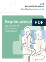 1184 - User Testing of Medical Devices - Access PDF