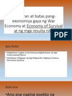 Ap6 Q2 Patakaran at Batas Pang-Ekonomiya Sa Panahon NG Hapones