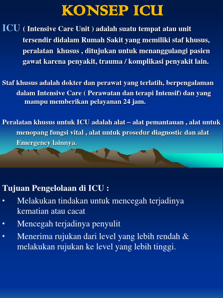 Konsep dan Pengelolaan ICU | PDF