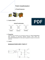 Pengertian Trafo (Transformator) Transsistor IC/Integrated (Chips)