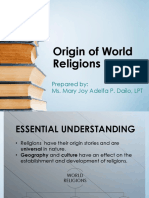 ITWR - LESSON 2 - Origin of World Religions