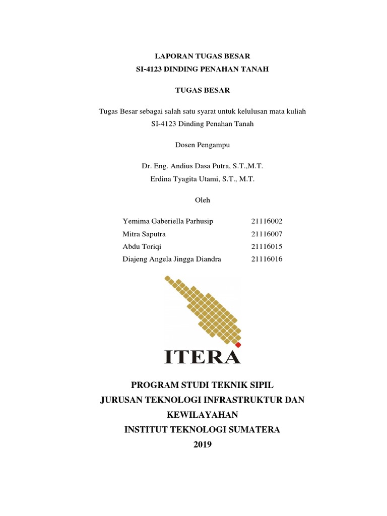 Laporan Tugas Besar DPT Kelompok 2 Itera PDF | PDF