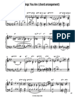 All The Things You Are (Chord Arrangement) PDF