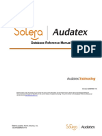 Audatex Database Reference Manual For Cars & Light Trucks