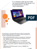 HP Pavilion 17-f004dx AMD Quad-Core A10-5745M 6GB 750GB
