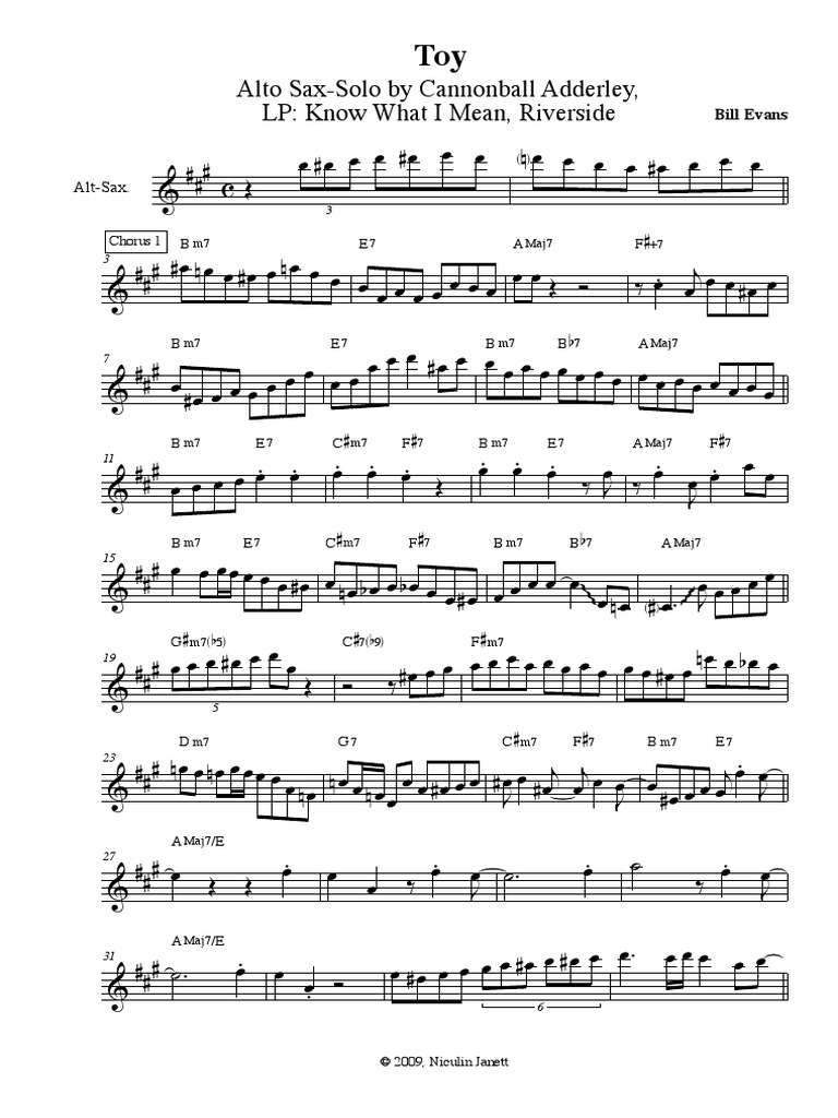 Toy Cannonball Adderley PDF PDF le jazz