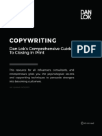 Copywriting Dan Loks Comprehensive Guide To Closing in Print PDF