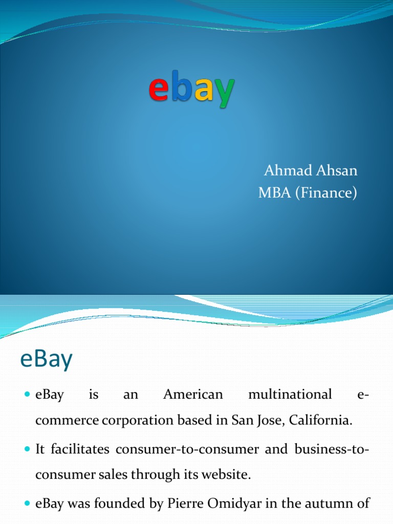 eBay Company Overview and History | PDF | E Bay | Business