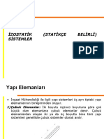 Izostatik Statikce Belirli Sistemler PDF