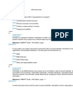 PMP Final Exam Answers PDF