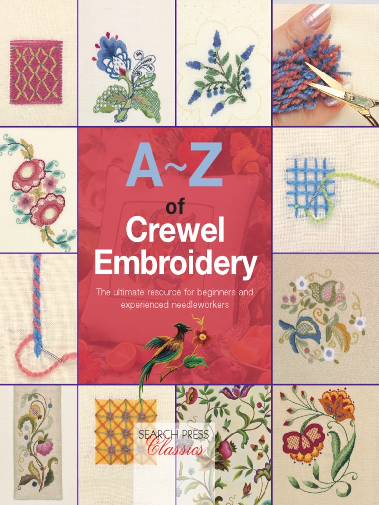 AZ of Embroidery Stitches PDF PDF Embroidery Textiles