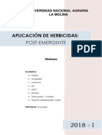 Aplicacion de Glifosato y 24d