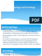 Anthropology and Sociology