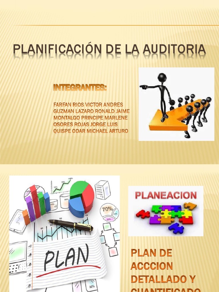 Diapositivas Planificacion de La Auditoria | PDF | Auditoría financiera ...
