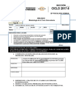 Modelo de Examen Parcial-Metodología de La Tesis Universitaria-B