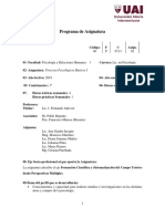 02 - Procesos Psicológicos Básicos I. 2019