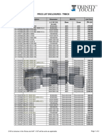 Price List Enclosures - Tribox