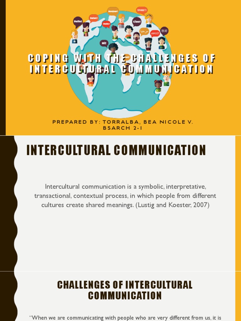Coping with challenges of intercultural communication | PDF | Cross ...