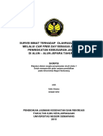 123dok SURVEI+MINAT+TERHADAP+OLAHRAGA+REKREASI+MELALUI+CAR+FREE+DAY+SEBAGAI+AKTIVITAS+PENINGKATAN+KEBUGARAN PDF