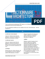 Dictionnaire Architecture