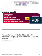 Accountancy MCQs For Class 12 With Answers Chapter 4 - Learn CBSE