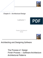 Chap 6 - Software Architecture Part 1