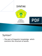 Syntax