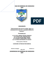 DETERMINANTES PARA QUE UN CADETE OPTE A LA ORIENTACION DE VUELO CAP I y II