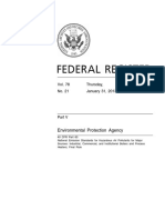 National Emission Standards For Hazardous Air Pollutants For Major Sources - Industrial, Commercial, and Institutional Boilers and Process Heaters (2013)