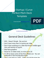 The Startup J Curve Perfect Pitch Deck Template