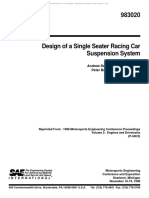 Design of A Single Seater Racing Car