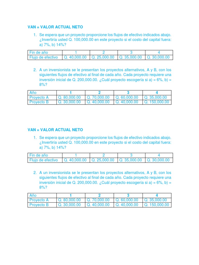 VAN | PDF