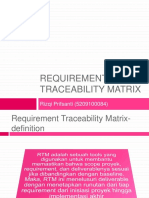 Requirement Traceability Matrix