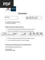 suzuki parts bulletin