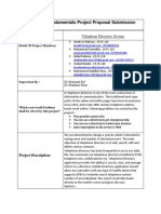 Programming Fundamentals Project Proposal Submission Form