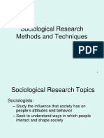 Sociological Research Methods