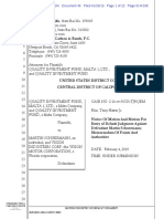 USDC Doc# 45 Notice of Motion and Motion of Entry of Default Against Marin Schuermann