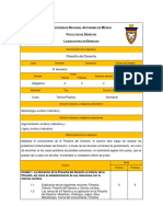 Filosofía Del Derecho. UNAM. Programa PDF